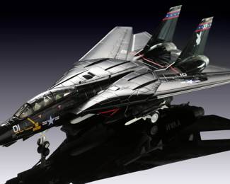 Large Scale F-14A Tomcat Model - VX-4 "Vandy One" Playboy Bunny Livery