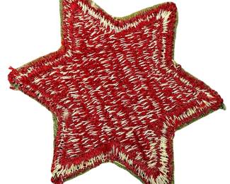 RARE WWI US Army 6th Infantry Division "Red Star" Patch - AEF Doughboy