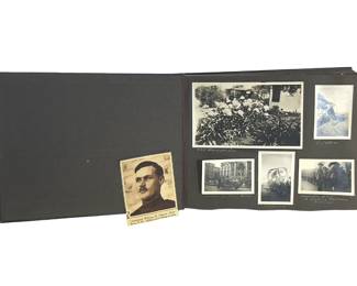 WWI US Army Air Service Photo Album, Italy, Foggia Airfield, Caproni Bombers, 286 Photos