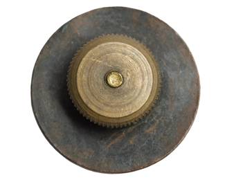 Authentic Late 19th Century US Army Corps of Engineers Company A Collar Disc Insignia - Post Civil War Spanish-American War Era Militaria - Antique Military Uniform