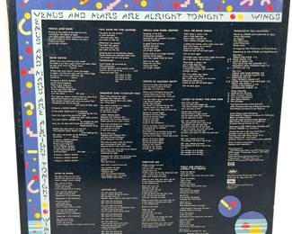 Wings - Venus and Mars LP 1975 US First Pressing w/ Posters & Inner Sleeve