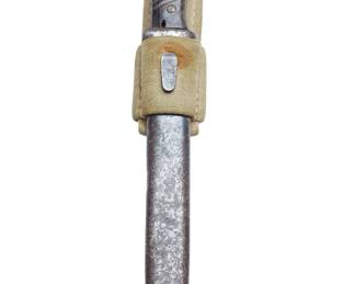Original German WWII K98 Bayonet S84/98 by WKC, Rare 1934 S/174 K Date, with Tropical Afrika Korps DAK Canvas Frog