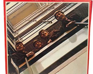 The Beatles 1962-1966 "Red Album" Double LP Vinyl Record Set with Poster