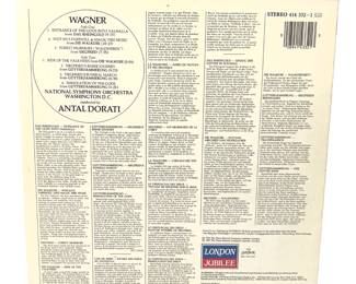 Wagner - Orchestral Music from The Ring - Antal Doráti / NSO LP - London Jubilee