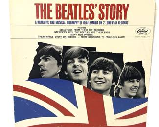 Beatles The Beatles' Story Capitol STBB-2222 2 LP Set 1964 Narrative Biography