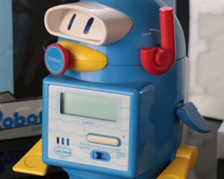 Vintage 1986 Casio AC-200 Scuba Robot Action Alarm Clock - New Old Stock, CIB