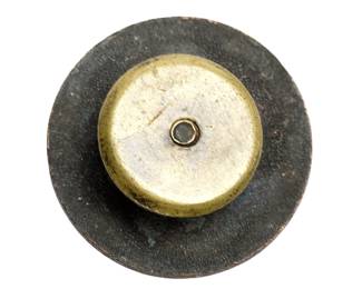 Authentic Late 19th Century US Army Cavalry Company D Collar Disc Insignia - Post Civil War Indian Wars Spanish-American War Era Militaria