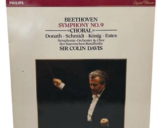 Beethoven Symphony No. 9 "Choral" Vinyl LP Sir Colin Davis Bavarian Radio Symphony Orchestra 1985