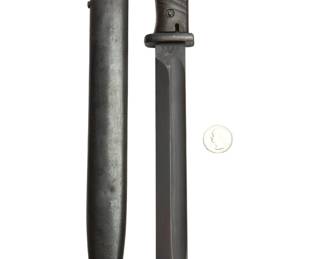 Original WWII German K98 Bayonet & Scabbard - RARE 1940 Josua Corts (ddl) Bayonet & 1939 F. Herder Scabbard