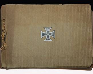 Extraordinary WWI German Chaplain's 1918 Western Front Tour Album: Hindenburg Visit, Official Military Photos, Vosges Battlefields & Belgian GHQ
