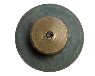 Original WWI US Army Infantry Collar Disc Crossed Rifles Company L Enlisted Doughboy Uniform Screw-Back