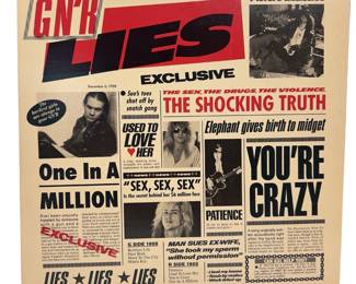 Guns N' Roses G N' R Lies Vinyl LP 1988 Geffen Records GHS 24188