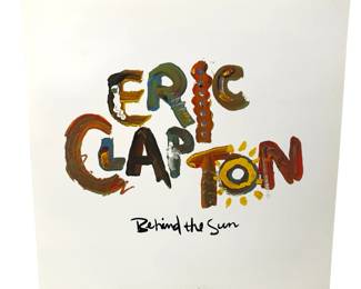 Eric Clapton Behind the Sun Vinyl LP Album 1985 Phil Collins