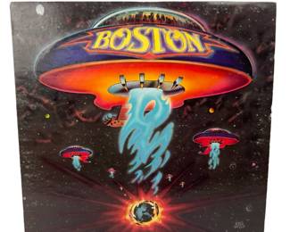Boston Self Titled Debut Album LP Epic PE 34188, 1976 Classic Rock Vinyl Record