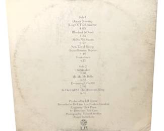 Electric Light Orchestra (ELO) - On The Third Day LP 1973 US First Pressing Die-Cut Cover