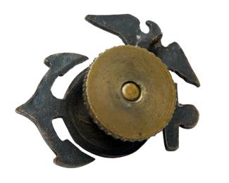 Vintage US Marine Corps EGA Bronze Insignia Eagle Globe Anchor Military Sweetheart Jewelry Pin