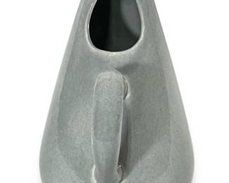Russel Wright American Modern Granite Gray Ceramic Pitcher, Steubenville Pottery, Mid-Century Modern
