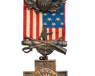 Spanish-American War Veterans Medal, United Spanish War Veterans, Cuba, Philippines, Puerto Rico, 1898-1902, Numbered B54940