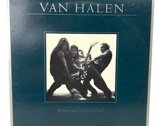 Van Halen Women and Children First 1980 Vinyl LP Record Album w/ Poster HS.1-3415
