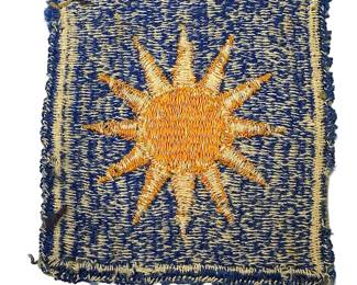 Original WWII / Korean War Era US Army 40th Infantry Division Patch | Sunshine Division SSI | Cut Edge