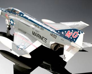 Franklin Mint 1:48 Die-Cast F-4 Phantom II - USMC VMFA-321 Bicentennial
