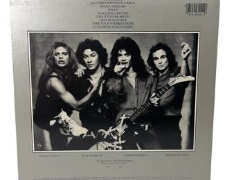Van Halen Women and Children First 1980 Vinyl LP Record Album w/ Poster HS.1-3415