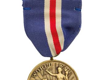 WWI Connecticut State Service Medal & Ribbon Bar Grouping - 1917-1918 Veteran Award