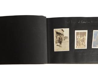 Extraordinary WWI Photo Album: US 80th "Blue Ridge" Division, 305th Sanitary Train, Meuse-Argonne, Flu Pandemic, "40 & 8" Boxcars, Post-War France & Civil War Crater Visit, 287 Photos