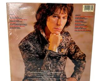 Jeff Beck Flash Vinyl LP 1985 Epic Records, Rod Stewart, Gets Us All in the End