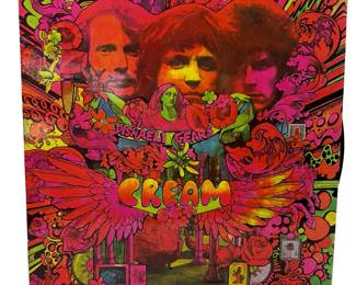 Cream - Disraeli Gears UK Reaction Label Original 1967 Psych Rock LP Vinyl Record Album
