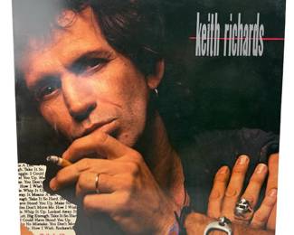 Keith Richards Talk Is Cheap Vinyl LP 1988 Original Pressing STVR887129A/STVR887130-D