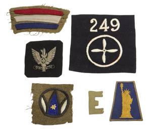 WWII US Army Air Forces Patches Grouping - 8th Air Force, 9th Air Force, 249th Combat Group, WASP, & More