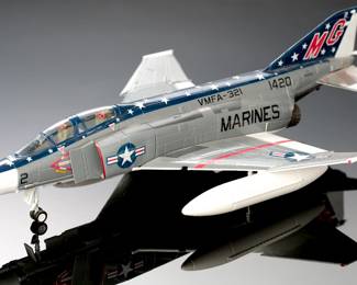Franklin Mint 1:48 Die-Cast F-4 Phantom II - USMC VMFA-321 Bicentennial