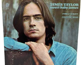 James Taylor - Sweet Baby James LP - 1970s Warner Bros. Reissue WS 1843