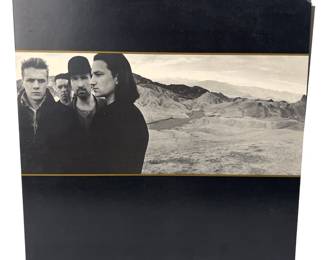 U2 The Joshua Tree Vinyl LP Album 1987 Island Records ST-11-876295-A ST-11-876296-A-DMM