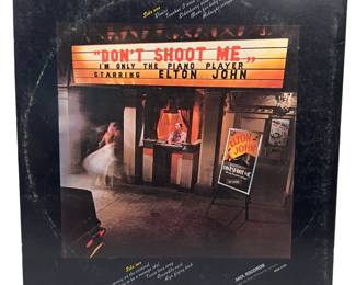 Elton John - Don't Shoot Me I'm Only the Piano Player Vinyl LP MCA-2100 Original 1973