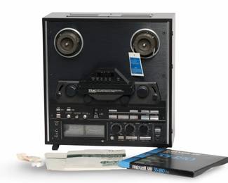 Vintage 1980s TEAC X-2000RBL Black Reel-to-Reel Tape Deck Pinnacle of Analog Audio - CIB X-2000R X2000