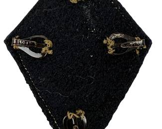 Vintage 1930s French Army Colonial Kepi Badge - Bullion Administrative Corps