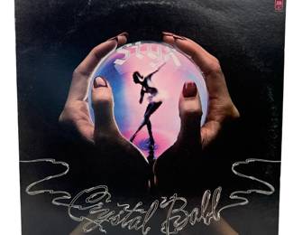Styx Crystal Ball Vinyl LP Album 1976 A&M Records AMSP-4945-RC-1