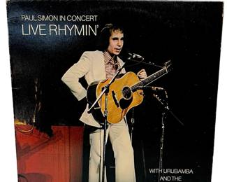 Paul Simon Live Rhymin' Vinyl LP Album 1974 with Urubamba and the Jessy Dixon Singers