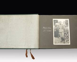 WWII German Pioneer's Photo Album: Superbly Captioned Record of the 1940 Blitzkrieg, Meuse River Crossing, & Occupation of Paris