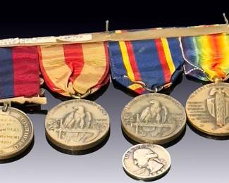 WWI & China Marine Named USMC Medal Group - James D. Connolly, 6 Enlistments