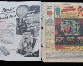 Captain Midnight #47 (Fawcett, 1946) Golden Age - Low Grade, Flying Dinosaur Story
