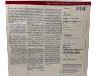 Beethoven Symphony No. 9 "Choral" Vinyl LP Sir Colin Davis Bavarian Radio Symphony Orchestra 1985