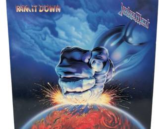 Judas Priest Ram It Down 1988 US Vinyl LP Album - Columbia Records - Classic Heavy Metal
