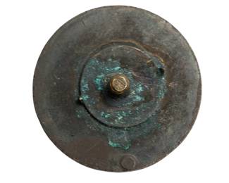 Authentic Late 19th Century US Military Infantry Insignia Button - Company F 55th Regiment - Post-Civil War Era American Militaria Collectible