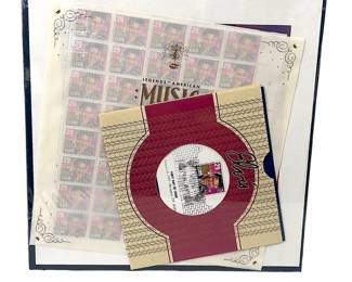 Elvis Presley Commemorative Stamp & 45 Record Set 1993 USPS FACTORY SEALED
