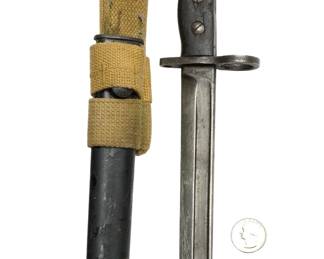 Scarce WWII British Royal Navy P1907 Bayonet by Wilkinson - S294 Admiralty Contract
