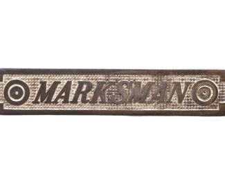 WWI Era US Army Sterling Silver Marksman Qualification Bar Brooch