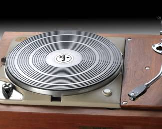 Iconic Thorens TD-124 Turntable w/ SME 3012 12" Tonearm in Custom Plinth | Vintage Audiophile